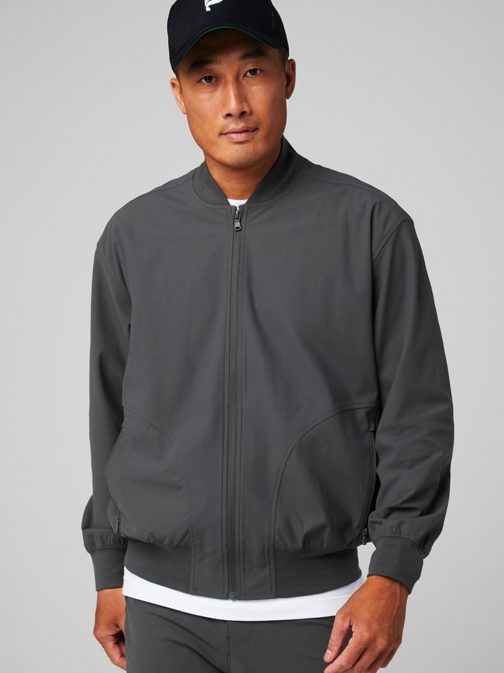 Fabletics Don Everyday Bomber L in Onyx